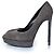 Saint Laurent, graue Wildleder-Pumps Janis - Ansicht 3