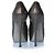 Sergio Rossi, Plateaupumps mit Eidechsenmuster Silber Grau - Ansicht 5
