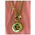 Cambon Collana con Medaglione Chanel Giallo Metallo - vista 4