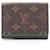 Louis Vuitton Envelope Carte de Visite Monogram Card Case Brown Cloth  ref.2465476