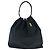 Borsa a spalla in tela GG di Gucci con coulisse Nero
