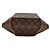 Bolsa de mão Ellipse PM Monograma Louis Vuitton Marrom - vista 3