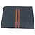 Clutch de couro crocodilo Saffiano com logo Prada Azul - vista 2