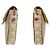 Céline Borsa a Spalla Triangolo PVC Triomphe di Celine Marrone Beige - vista 8