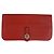 Portafoglio Long Dogon Hermès Rosso Argento