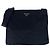Bolsa transversal Prada em nylon tessuto com logo triangular Preto