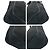Borsa a spalla in nylon/pelle Tessuto con logo Prada Nero - vista 3
