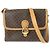 Céline Celine Vintage Macadam Schultertasche Braun