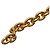 Timeless Chanel Coco Mark Matelassé Kettengürtel Golden Metallisch - Ansicht 3