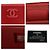 Billetera compacta de piel de cordero matelassé Chanel Roja - vista 4