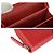 Billetera compacta de piel de cordero matelassé Chanel Roja - vista 5