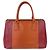 Bolso Tote de cuero Saffiano con logo triangular de Prada Naranja - vista 2