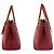 Bolso Tote de cuero Saffiano con logo triangular de Prada Naranja - vista 4