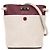 Chloé Borsa a secchiello in pelle e lino KEY di Chloe Marrone Beige
