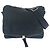 Bolsa mensageiro em nylon tessuto com logo triangular Prada Preto