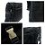 Bolsa mensageiro em nylon tessuto com logo triangular Prada Preto - vista 5
