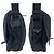 Bolsa mensageiro em nylon tessuto com logo triangular Prada Preto - vista 7