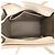 Céline Celine Luggage Micro Leder Tote Elfenbein Weiß - Ansicht 9