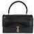 Vintage Chaine d'Ancre Handtasche Hermès Schwarz Gold