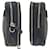 Clutch de couro com logo triangular Prada Preto - vista 7