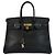Borsa Hermès Birkin 35 Nera Hardware Dorato Nero