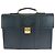 Serviette en cuir vintage Sunburst de Versace Noir