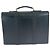 Serviette en cuir vintage Sunburst de Versace Noir - vue 2