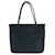 Borsa a mano Prada in nylon con placca logo Nero