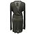 Stella Mc Cartney Stella McCartney Jersey-Kleid aus grünem Polyester Olivgrün - Ansicht 3
