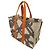 Market Hermès Nœud Marin Baumwoll-Tote Orange - Ansicht 5