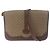 Borsa a spalla in pelle Gucci marrone