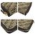 Tarjetero de lona Bottega Veneta Castaño Beige - vista 3