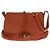 Bolsa de Ombro de Couro Gucci Bamboo Laranja