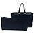 Hermès Canvas/Leder Herbag Cabas GM Tote Schwarz