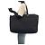 Hermès Canvas/Leder Herbag Cabas GM Tote Schwarz - Ansicht 8