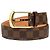 Cintura Damier Sangle Ellipse Louis Vuitton Marrone