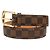 Cintura Damier Sangle Ellipse Louis Vuitton Marrone - vista 2