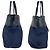 Prada Nylon Tessuto Bicolor Tote Bag Schwarz - vista 7