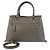 Gucci Leder Microguccissima Tote Bag Grau