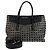 Miu Miu Leder Biker Tote Bag Schwarz