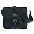 Borsa a tracolla in nylon tessuto con logo triangolare Prada Nero