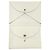 Tarjetero Duo Calvi de Hermès Beige Castaño - vista 5