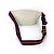 Borsa a tracolla in pelle bianca con logo Gucci e nastro Web Bianco - vista 2
