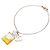 Timeless Chanel Coco Mark No.5 Motivarmband Golden Metallisch - Ansicht 2