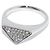 Prada K18WG Diamond Signet Ring