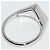 Prada K18WG Diamond Signet Ring - view 3
