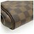 Clutch Eva Damier Louis Vuitton Marrone - vista 3