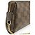 Clutch Eva Damier Louis Vuitton Marrone - vista 4