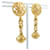 Orecchini Chanel Suzue D'oro - vista 3