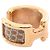 Hermès Lizard Oran PM Ohrstecker Golden